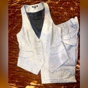 Express Design Studio Vest and Wide leg Trousers